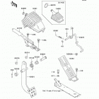 Mule 3010 4X4 (KAF620-E2) Педаль и рычаг тормоза