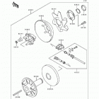 Mule 500 (KAF300-A1) Вариатор