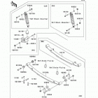 Mule 3010 Diesel 4X4 (KAF950-B1) Задняя подвеска