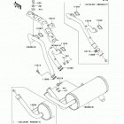Mule 2520 Turf (KAF620-B2) Глушитель