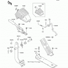 Mule 3010 4x4 Hardwoods Green HD (KAF620-H2) Педаль и рычаг тормоза