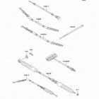 Mule 550 (KAF300-C7) Тросы управления