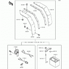 Mule 500 (KAF300-A1) Optional parts(front)