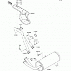 Mule 3010 4x4 Hardwoods Green HD (KAF620-H2) Глушитель