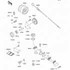 Mule 3020 Turf (KAF620-F3) Масляный и водяной насос. фильтр масленый