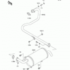 Mule 550 (KAF300-C7) Глушитель