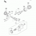 Mule 3000 (KAF620-G2) Коленвал и поршни