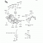 Mule 2510 4X4 (KAF620-A2) Наклейки предупреждения