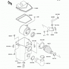Mule 550 (KAF300-C7) Воздухозаборник