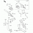 Mule 2500 (KAF620-C2) Педаль и рычаг тормоза