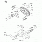 Mule 2520 Turf (KAF620-B2) Converter cover / drive belt