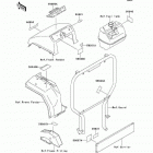 Mule 500 (KAF300-B2) Наклейки предупреждения