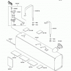 Mule 3010 Diesel 4X4 (KAF950-B1) Топливный бак