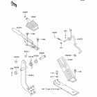 Mule 3010 Diesel 4X4 (KAF950-B1) Педаль и рычаг тормоза