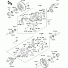 Mule 500 (KAF300-B2) Передние тормоза