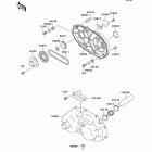 Mule 2500 (KAF620-C6) Converter cover / drive belt