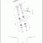 FLTRXSTSE 1TL8 CVO ROAD GLIDE ST (2024) Руль