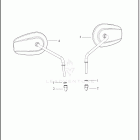 FLTRXSTSE 1TL8 CVO ROAD GLIDE ST (2024) Зеркало