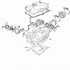 DS 650/DS 650 Baja/X Головка цилиндра