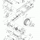 Traxter XL Drive system, rear (for 7920 and 7921 models)