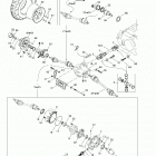 Traxter XL Drive system, front (for 7919 and 8135 models)