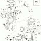 Traxter Auto Std & XT Crankshaft, pistons and cylinder