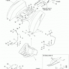 DS 650/DS 650 Baja/X Body, rear view