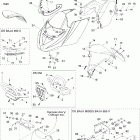 DS 650/DS 650 Baja/X Корпус передняя часть