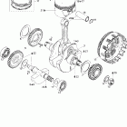 DS 650/DS 650 Baja/X Коленвал и поршни