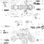 DS 650/DS 650 Baja/X Наклейки