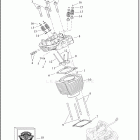 FLTRKSEANV 1TKH CVO ROAD GLIDE LTD ANNIVERSARY (2023) CYLINDERS, HEADS AND VALVES
