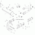 R11VE76AC/AD/AT/AW/AZ RANGER RZR Engine, exhaust system