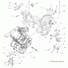 RANGER RZR S INTL/ISRAEL - R12VE76FX/FI Engine, transmission mounting
