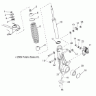 RANGER 400 4X4 - R12RH45AG/AH/AR Передние аммортизаторы