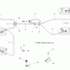 R11VE76AC/AD/AT/AW/AZ RANGER RZR Brakes, brake lines and master cylinder