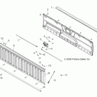 RANGER CREW 800 - R12WH76AG/AR/EAH/EAV Body, tailgate asm.