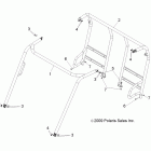 RANGER 400 4X4 - R12RH45AG/AH/AR Chassis, cab frame