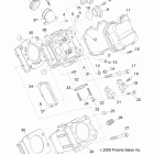 RANGER 400 4X4 - R12RH45AG/AH/AR Цилиндр двигателя