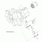 RANGER 400 4X4 - R12RH45AG/AH/AR Маслянный фильтр