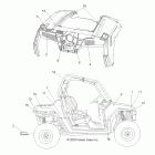 R10VH76AW/AO/AB RANGER RZR Наклейки