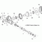 R11XH76AW/AZ/XY76AA RANGER RZR 4/EPS RGE Drive train, gearcase, carrier, internal components