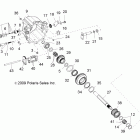 R10VH76AW/AO/AB RANGER RZR Drive train, main gearcase internal components 2