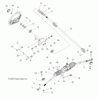 R10VH76AW/AO/AB RANGER RZR Steering, steering asm.