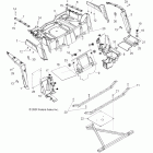 R10VH76AW/AO/AB RANGER RZR Body, rear rack and fenders