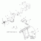 R10XH76AA RANGER RZR 4 800 EFI Engine, throttle pedal