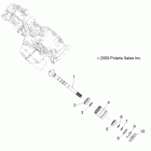 RANGER 400 4X4 - R12RH45AG/AH/AR Вал заднего привода