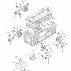 (WAVERUNNER FX HO) FY1800K Крепление двигателя