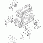 FX CRUISER SHO FX1800A-J Крепление двигателя