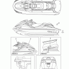 WAVE RUNNER FZR GX1800J Наклейки предупреждения
