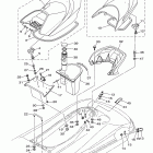 (WAVERUNNER FX HO) FY1800K Сидение